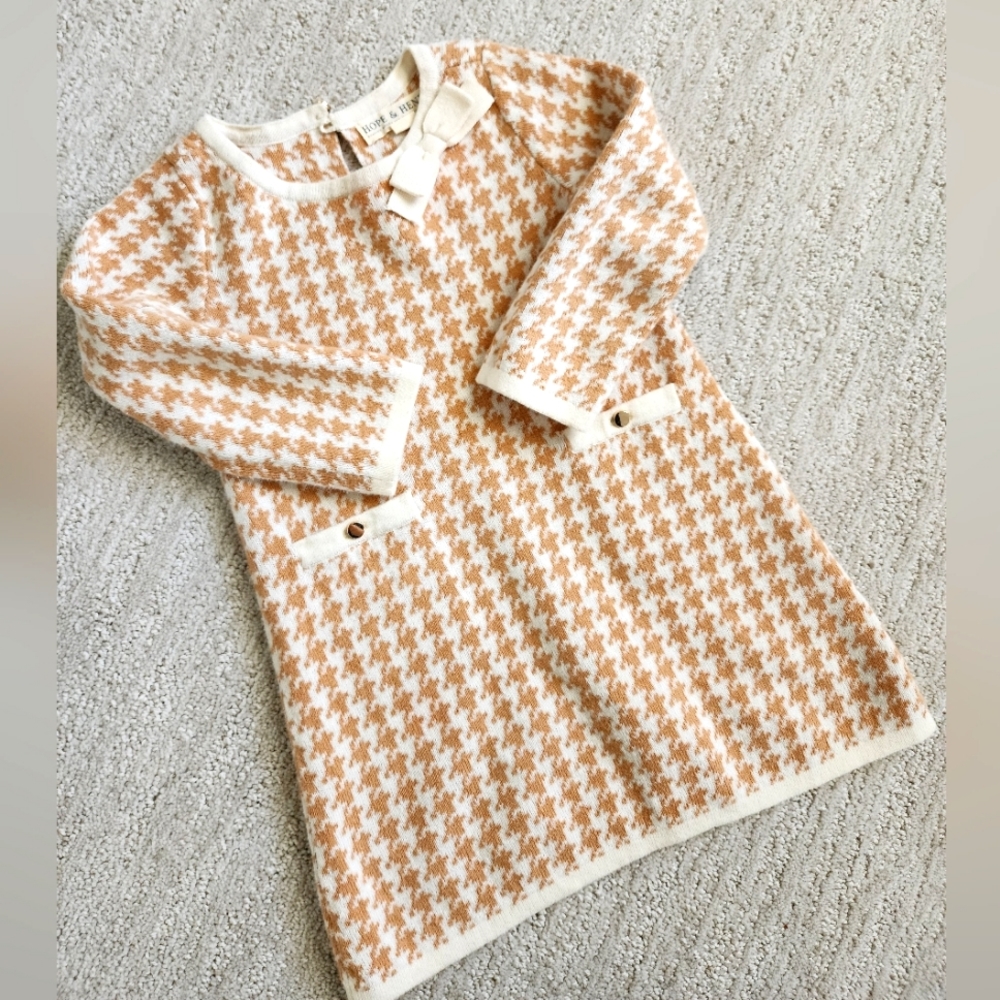 Hope & henry toddler girl dress checkered